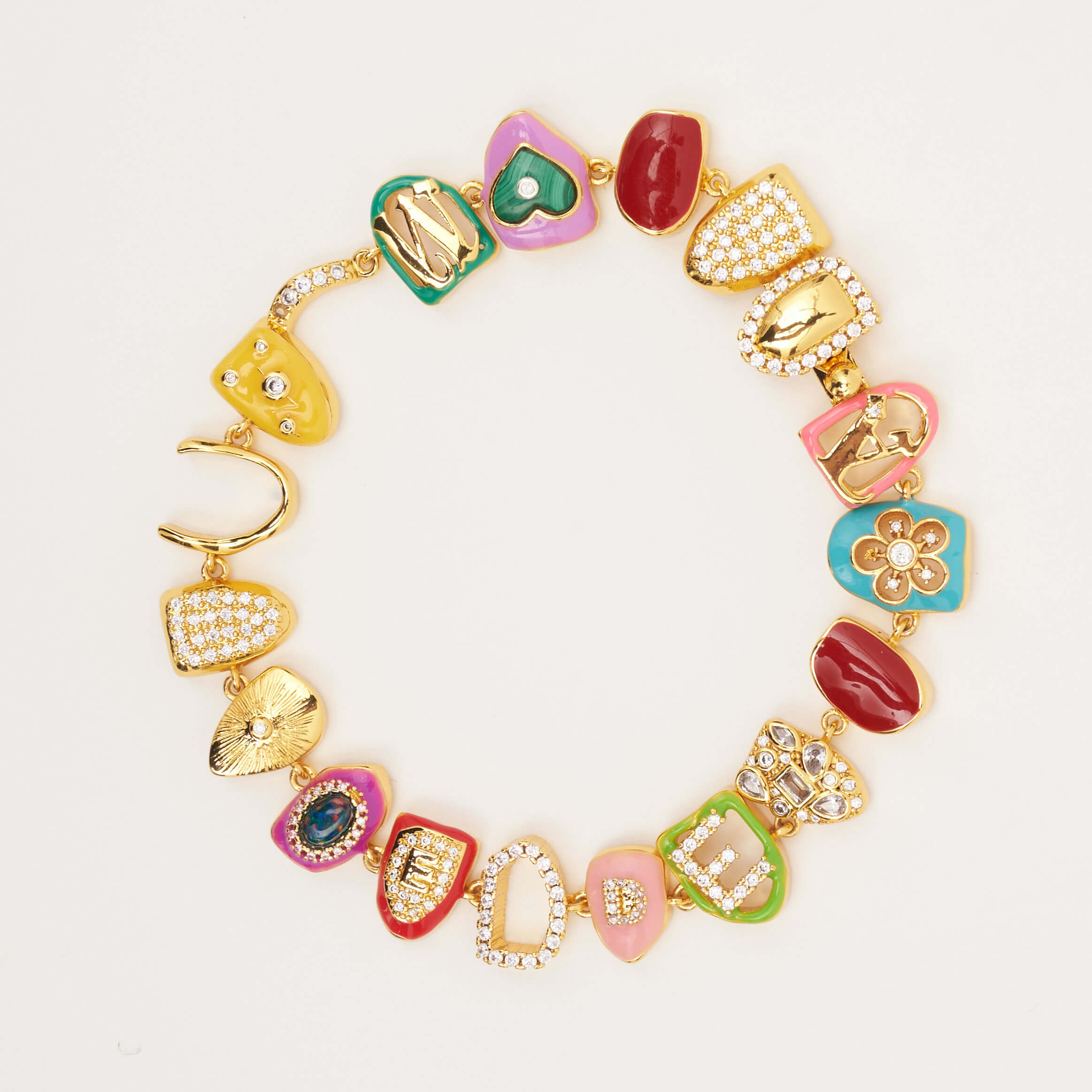 The Erin Taylor bracelet enamel multicolor